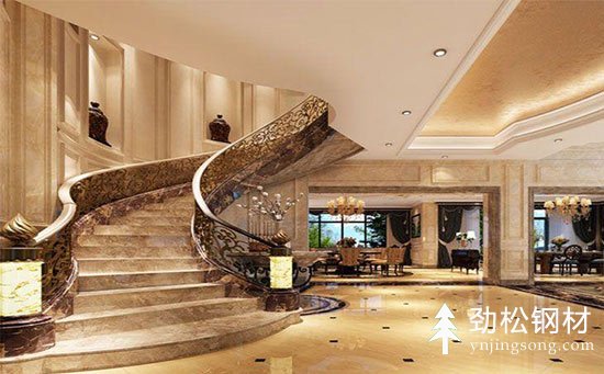 紅河弧形樓梯定制，鋼結(jié)構(gòu)弧形樓梯廠家